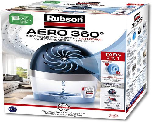 αφυγραντήρας υγρασίας Rubson Aero 360º