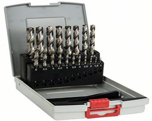 a Bosch Professional 2608587013 Bosch Metal-Set Pro Box 135 ° In Hss 19 Pieces