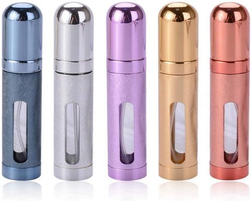 One Pack Bottle Of 5 Refillable Zksm Atomizer With Funnel Travel Size 12 Ml