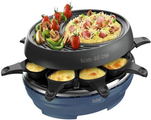 ein Raclette Tefal Colormania 3-in-1-Grill- und Kreppgerät