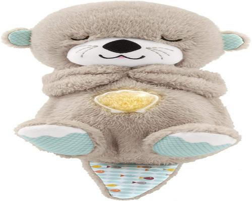 une Veilleuse-Projecteur Fisher-Price Ma Loutre Câlins Bonne Nuit Peluche Bébé Apaisante Avec Battements De Cœur