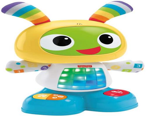 a Fisher-Price Bebo Das interaktive Roboterspielzeug mit 3 Spielmodi