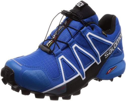 A Pair Of Salomon Speedcross 4 Gtx Waterproof Hiking Boots For Men