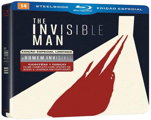 um Dvd O Homem Invisivel (Bd Steelbook)