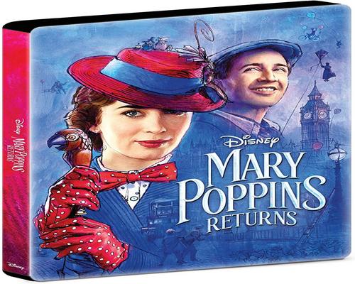 um Filme O Retorno De Mary Poppins - Steelbook [Blu-Ray]