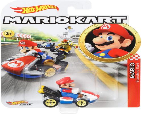 Hot Wheels Mario Kart Mini 1 Scale Mario Car