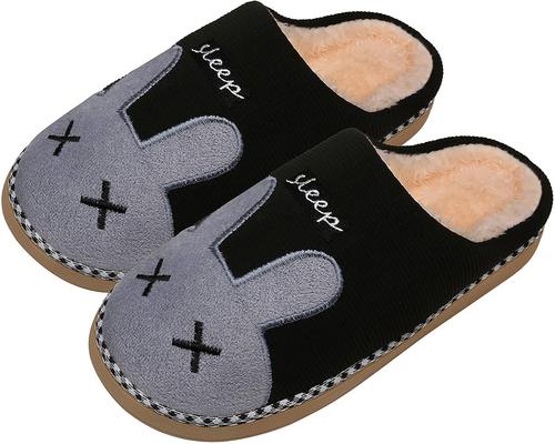 A Pair Of Mishansha Slippers Men Women Winter Slippers Cotton Plush Warm Soft Indoor Cute Home Slippers