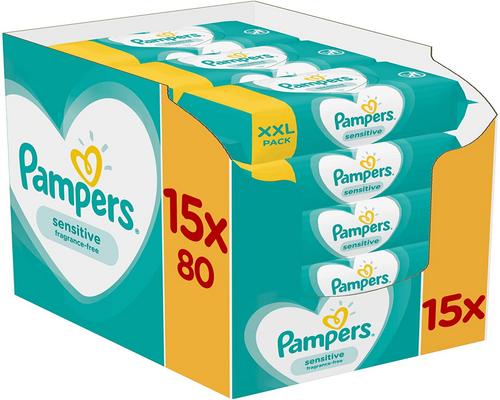 a Pampers Sensitive Wipe