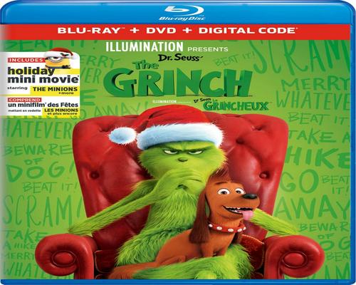 a Movie Illumination Presents: Dr. Seuss' The Grinch [Blu-Ray + Dvd + Digital] (Bilingual)