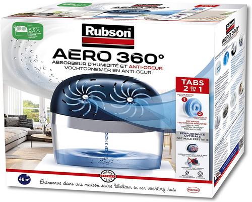 ein Rubson Aero 360º Feuchtigkeitsabsorber Luftentfeuchter