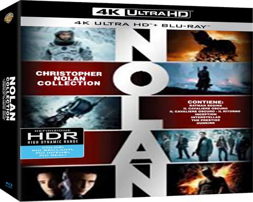 uno Film Nolan Collection 21 Dischi (4K Ultrahd + Blu Ray)