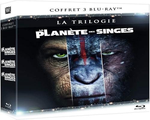 un Film Planet der Affen-Complete-3-Filme [Blu-Ray]