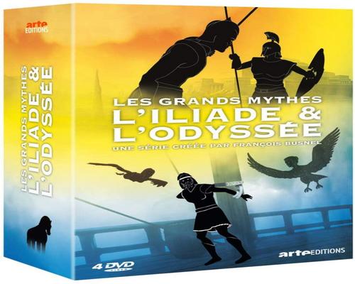 un DVD Los grandes mitos: La Ilíada y la Odisea