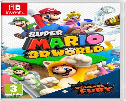 ett Super Mario 3D World + Bowser Fury-spel