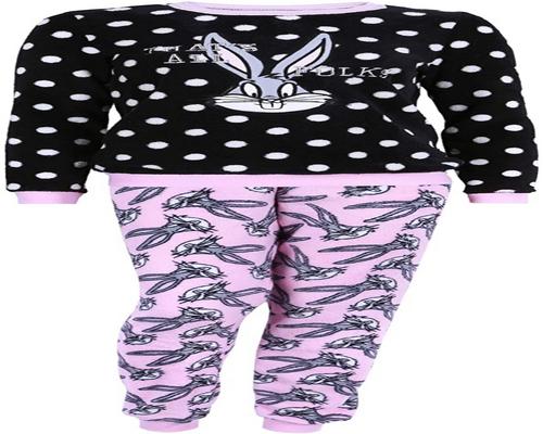 a Looney Tunes Black-Pink Bugs Bunny Accessory