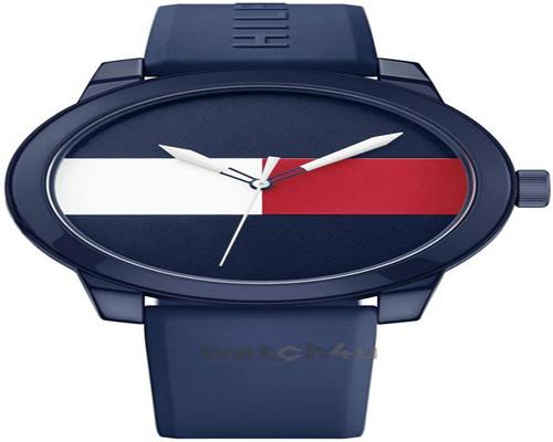 A Tommy Hilfiger Men&#39;s Analogue Classic Quartz Watch With Silicone