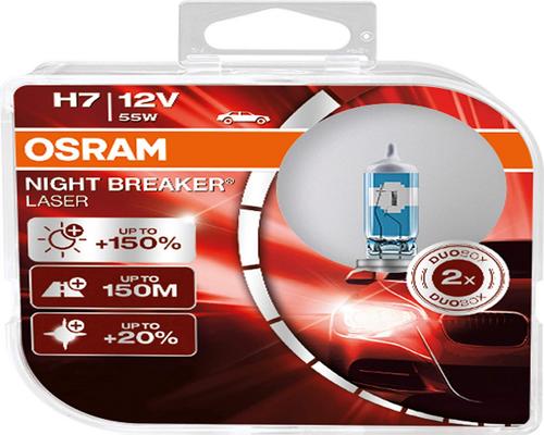an Osram 64210Nl-Hcb Night Breaker Halogen Laser H7 Headlight Bulb