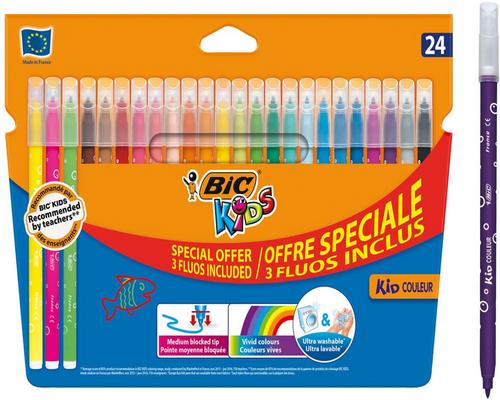 ein Bic Kids Kid Color S Färbestift mit mittlerer Spitze