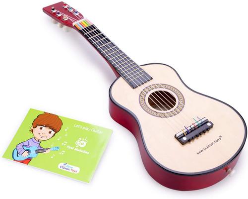 Una nueva guitarra clásica, juguetes musicales para principiantes con libro de música