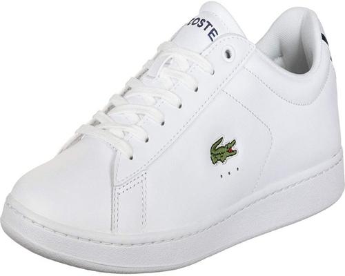 ett par korg Lacoste Carnaby Evo Bl 1 Spm