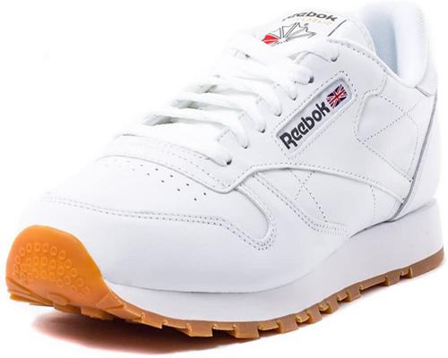 a Pair Of Reebok Classic Leather Sneakers