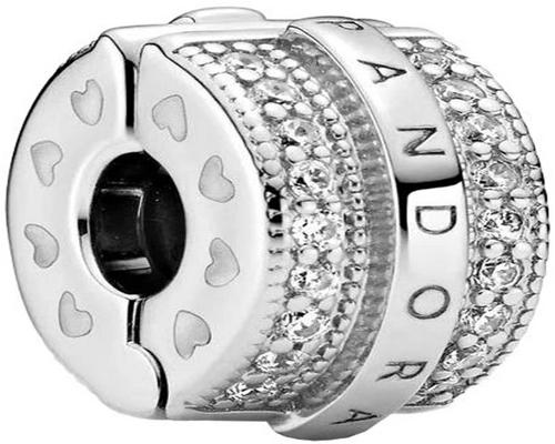 une Perle Pandora Femme Argent Sterling Oxyde De Zirconium Amulette Type Fermeture