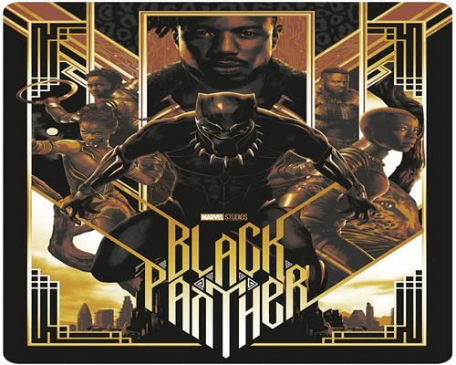 en Black Panther-film [4K Ultra Hd + Blu-Ray-Steelbook Case Edition]