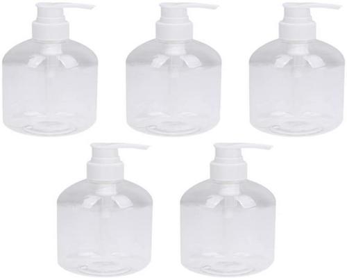 Una bottiglia Beaupretty 5Pcs 350Ml Bottiglie spray ricaricabili Bottiglie per lozione Spruzzatore per mani Contenitore da viaggio Bottiglie di sapone