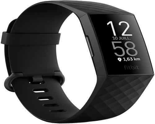 Fitbit Charge 4腕带活动追踪器，适用于具有Gps的健康和运动
