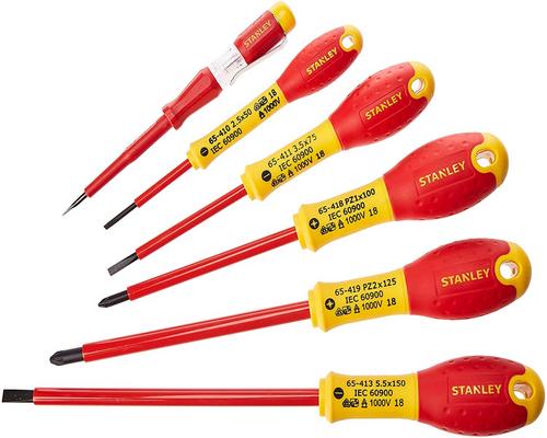 un Outillage Stanley Fatmax 0-65-443 Jeu De 6 Isolés 1000V