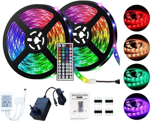un Ruban Lseeka Led 5/10M Bande Led 5050 Rgb