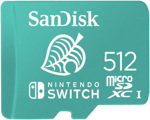 Un ensemble d&#39;accessoires Sandisk 512 Go Microsdxc Uhs-I-Memory-Card pour Nintendo-Switch - Sdsqxao-512G-Gnczn