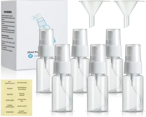 un Flacon 6 Pulvérisateurs De 20 Ml