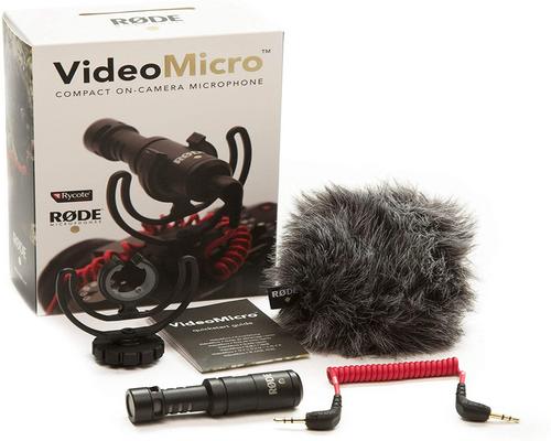 a Rode Video Camera Compact Microphone