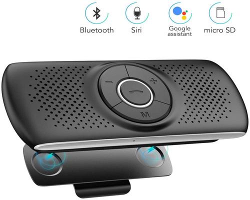 un Kit Kit Mains Libres 4.2 Haut-Parleur Micro Intégré Avec Clip Support Du Gps