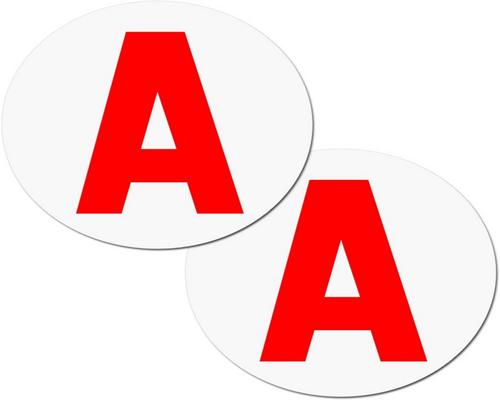 un Autocollant Zacro 2Pcs Disque A Magnétique Adhésif De Jeune Conducteur