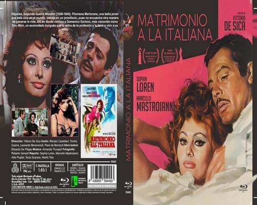 un Blu-Ray Matrimonio A La Italiana (Matrimonio All'Italiana) Bdr