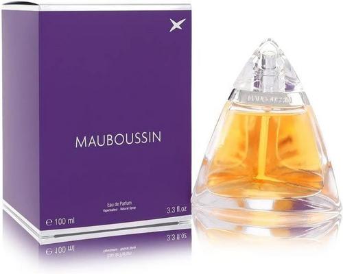 En original Mauboussin-parfume til kvinder, orientalsk og frugtig i 100 ml flaske