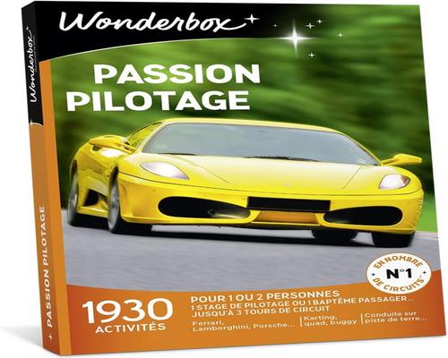 una confezione regalo Wonderbox Passion Pilotage