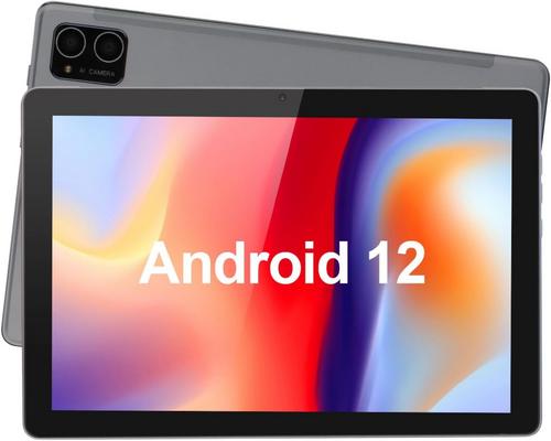 Tablet Idea C 10 pollici con 64GB Rom 4GB Ram 128GB espandibile, Android 12 con Hd Ips 1280*800/8 Core 2.0Ghz/5Mp+8Mp doppia fotocamera/6000Mah