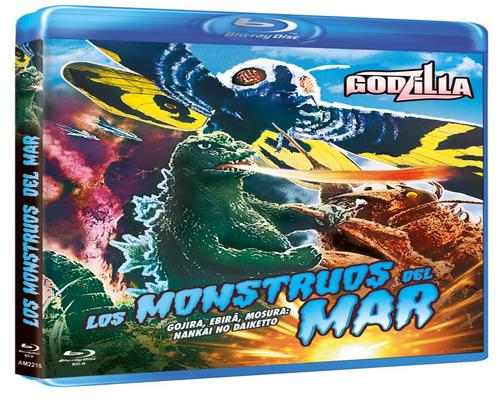 un Blu-Ray Los Monstruos Del Mar Bdr (Gojira, Ebirâ, Mosura: Nankai No Daiketto)