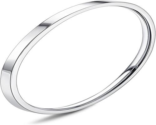 A Set of Stackable Stainless Steel Rings