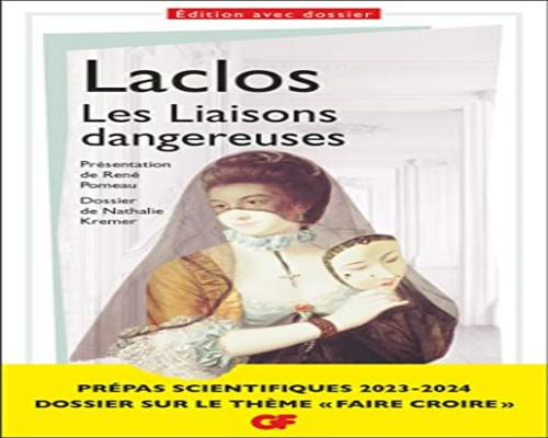 een boek Les Liaisons Dangereuses – Wetenschappelijke voorbereidingen – Frans-filosofische test – Competitie 2023-2024 – Speciaal dossier “Make Believe”