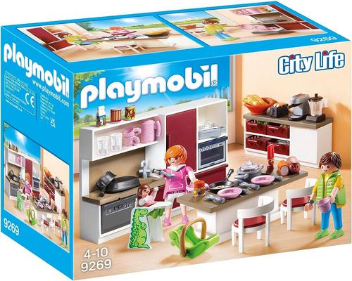 een Playmobil inbouwkeukenset