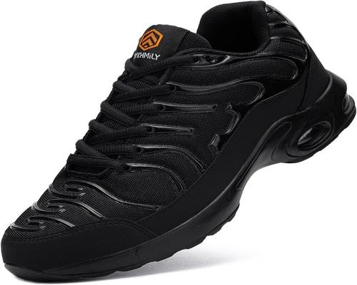 A Dykhmily Men&#39;s Safety Trainer Lightweight Safety Air Cushion Steel Toe Protection Construction Sites And Industry Anti-Perforation 39