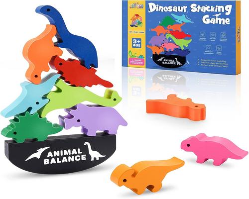Un gioco di equilibrio dei dinosauri Dejanard per i bambini