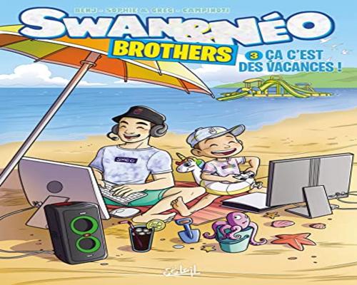 ein Comicbuch „Swan And Neo Brothers“;