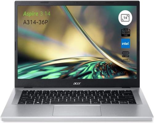eine Acer Aspire 3 A314-36P-38Tv 14&#39;&#39; Full HD Ips SSD-Karte