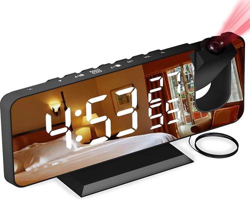 a Clock Radio Projector Alarm Clock With Radio