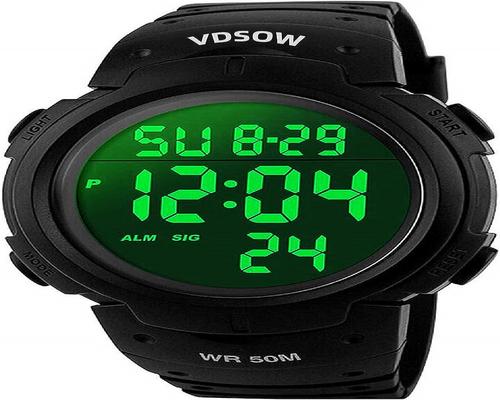 带闹钟/秒表的 Vdsow 防水运动手表